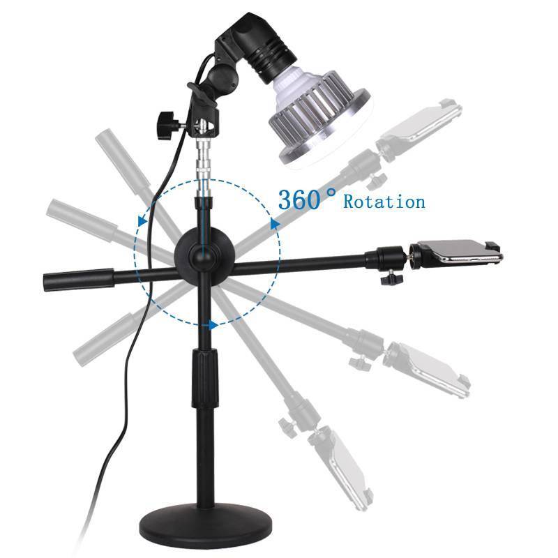 Adjustable Desktop Phone Shooting Bracket Stand+ Boom Arm+Super Bright 35W LED Light Photo Studio Kits For Desktop Photo/Video Camera & Accessories Electronics Adjustable Desktop Phone Shooting Bracket Stand+ Boom Arm+Super Bright 35W LED Light Photo Studio Kits For Desktop Photo/Video Camera & Accessories Electronics