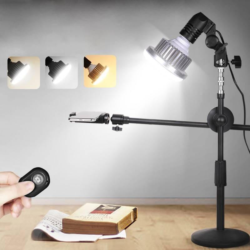 Adjustable Desktop Phone Shooting Bracket Stand+ Boom Arm+Super Bright 35W LED Light Photo Studio Kits For Desktop Photo/Video Camera & Accessories Electronics Adjustable Desktop Phone Shooting Bracket Stand+ Boom Arm+Super Bright 35W LED Light Photo Studio Kits For Desktop Photo/Video Camera & Accessories Electronics