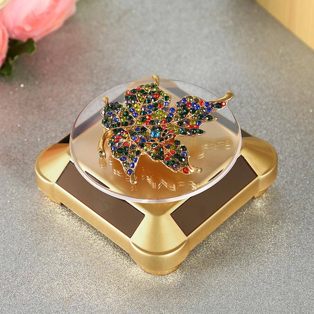 Photography 360 Degree Round Rotating Auto Rotating Turntable Display Stand Necklace Bracelet Watch Stand Solar Showcase Device Display Accessories Packaging Photography 360 Degree Round Rotating Auto Rotating Turntable Display Stand Necklace Bracelet Watch Stand Solar Showcase Device Display Accessories Packaging