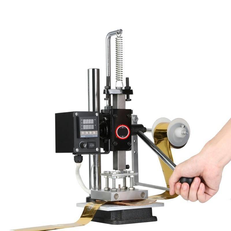 Hot Foil Stamping Machine for Leather, Wood, Paper, Perfume Bottle Logo Marking Press Machine Leather Embossing DIY Tools Hot Foil Stamping Machine for Leather, Wood, Paper, Perfume Bottle Logo Marking Press Machine Leather Embossing DIY Tools