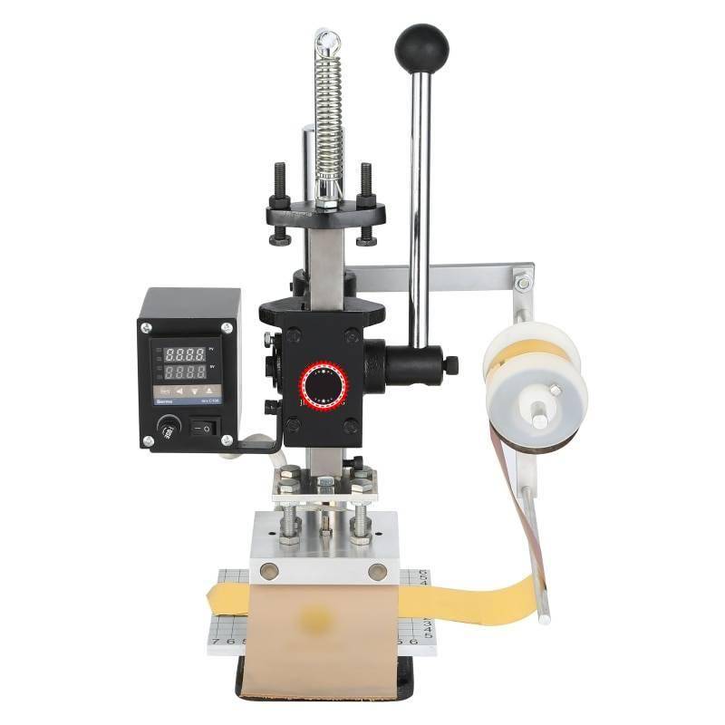 Hot Foil Stamping Machine for Leather, Wood, Paper, Perfume Bottle Logo Marking Press Machine Leather Embossing DIY Tools Hot Foil Stamping Machine for Leather, Wood, Paper, Perfume Bottle Logo Marking Press Machine Leather Embossing DIY Tools