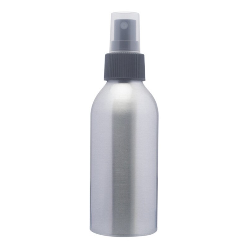 1Pc 30/50/100ml Aluminum Spray Bottle Portable Mini Perfume Bottles Empty Refillable Cosmetic Sprayer Atomizer With Black Cap