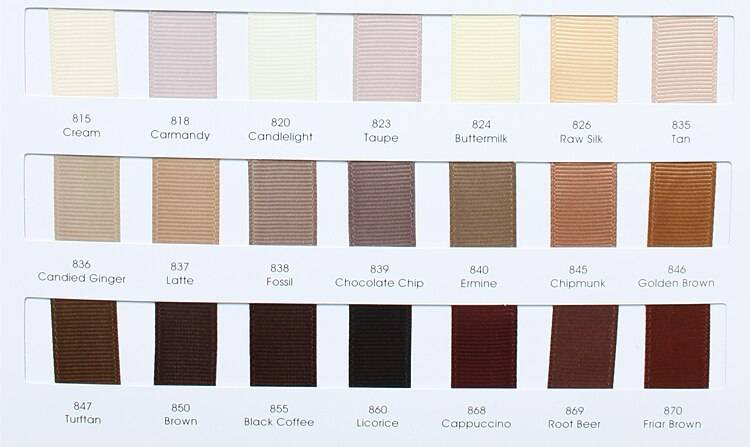 YAMA 3/16" inch 5mm 250 yards/lot Dark Brown Series Wholesale Grosgrain Ribbon for Diy Dress Accessory House Wedding Decoration Grosgrain Ribbon Packaging 