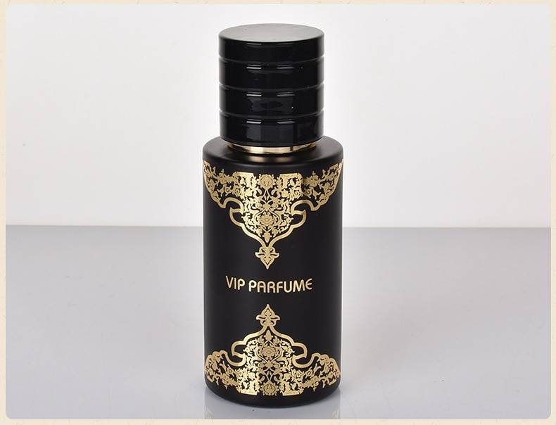 2pcs 50ml black white Travel Refillable Atomizer Spray Perfume Glass Empty Bottle Portable Transparent Compact Size Refillable