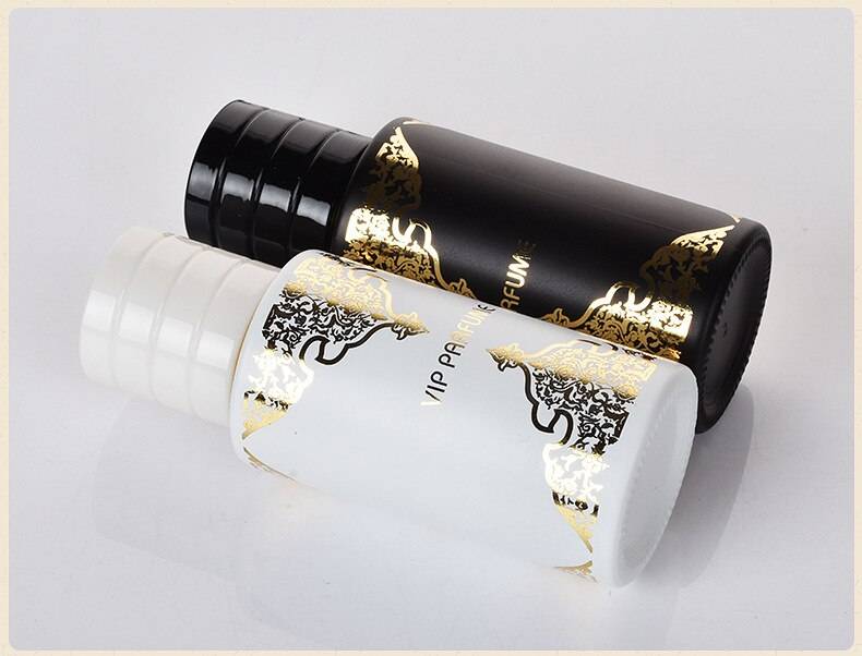 2pcs 50ml black white Travel Refillable Atomizer Spray Perfume Glass Empty Bottle Portable Transparent Compact Size Refillable