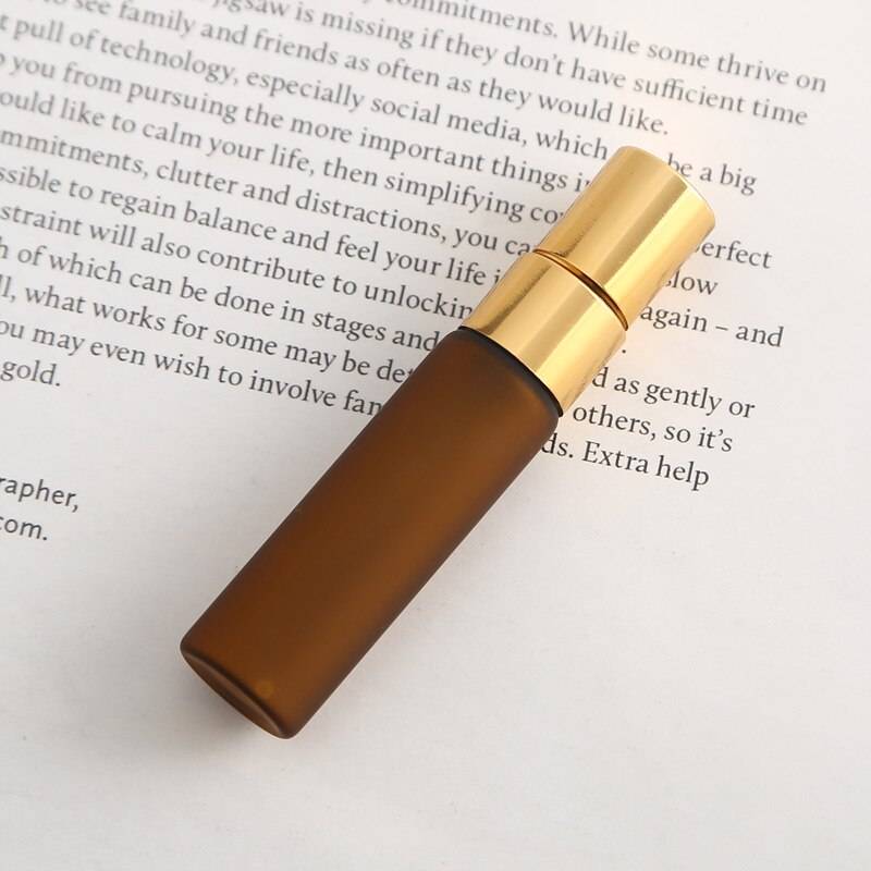 50pcs/lot 5ml Refillable Mini Perfume Spray Bottle Aluminum Spray Atomizer Portable Travel Cosmetic Container Perfume Bottle