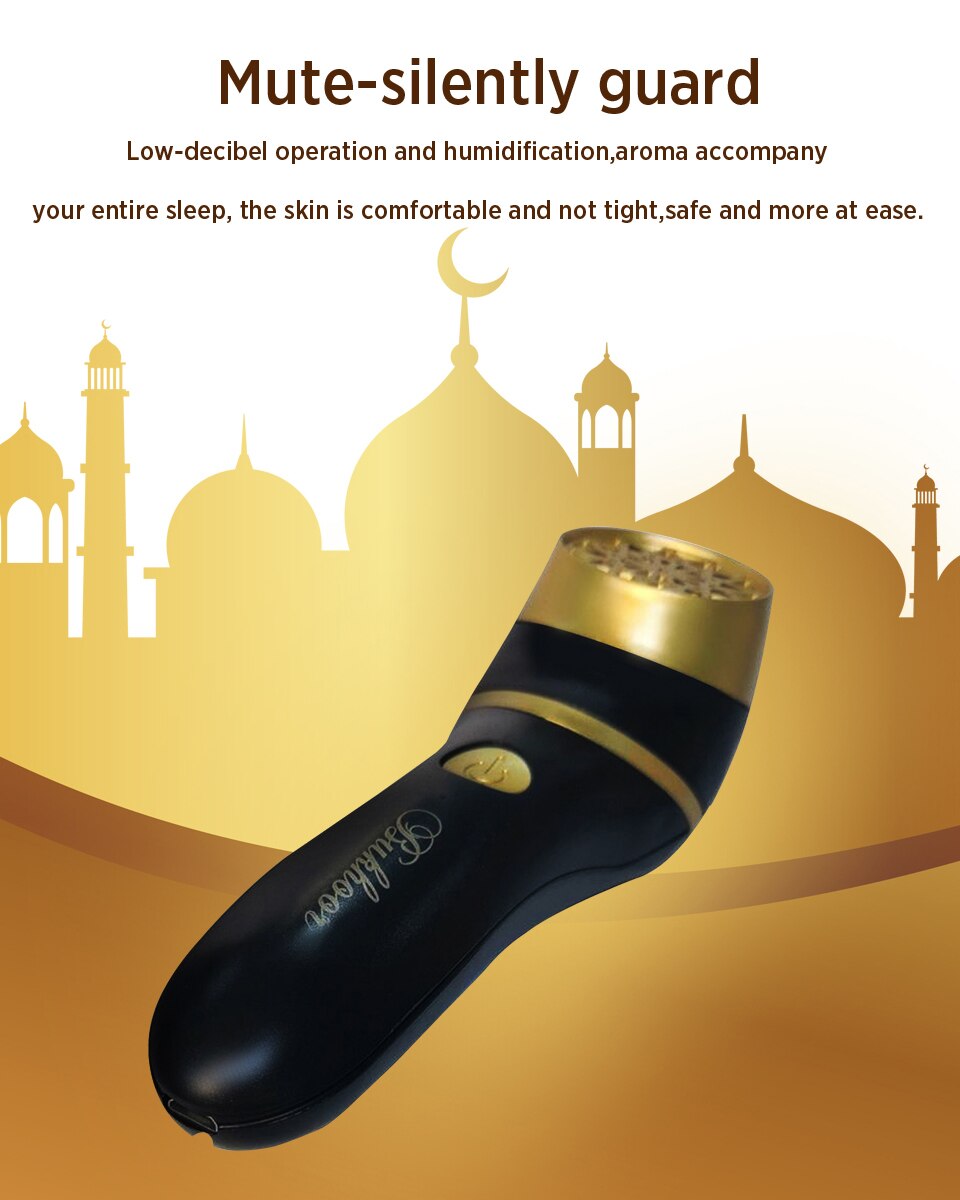 Portable Usb Incense Burner Arabic Electronic Rechargeable Muslim Ramadan Dukhoon Aromatherapy Machine Bakhoor Burner Electric