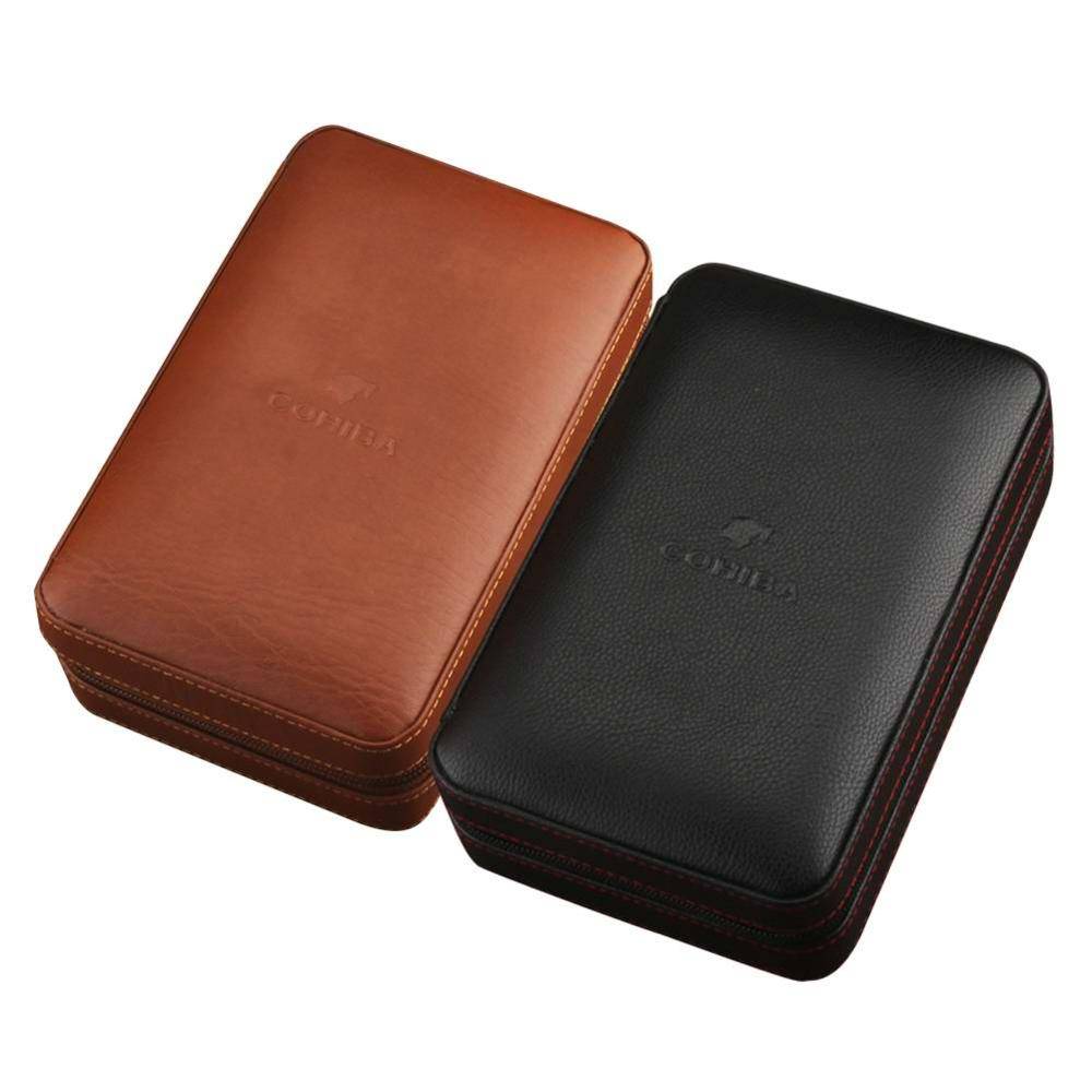 Portable Cedar Wood Cigar Humidor Box