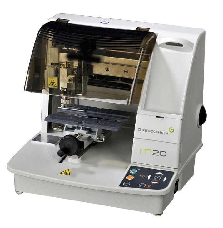 M20 Gravograph Engraving Machine (Flat Engraving Area 100 x 100 mm)