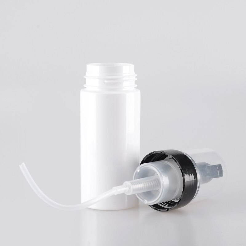 100ml Foaming Pump Bottle Travel Plastic Empty Facial Cleanser Shampoo Soap Lotion Dispenser Refillable Containers 10pcs/lot