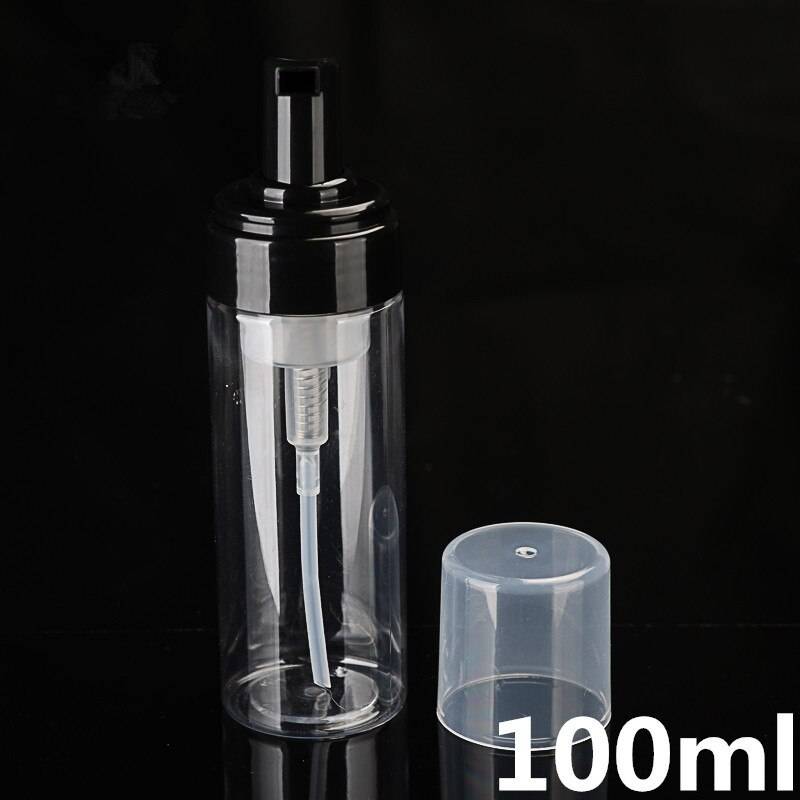 100ml Foaming Pump Bottle Travel Plastic Empty Facial Cleanser Shampoo Soap Lotion Dispenser Refillable Containers 10pcs/lot