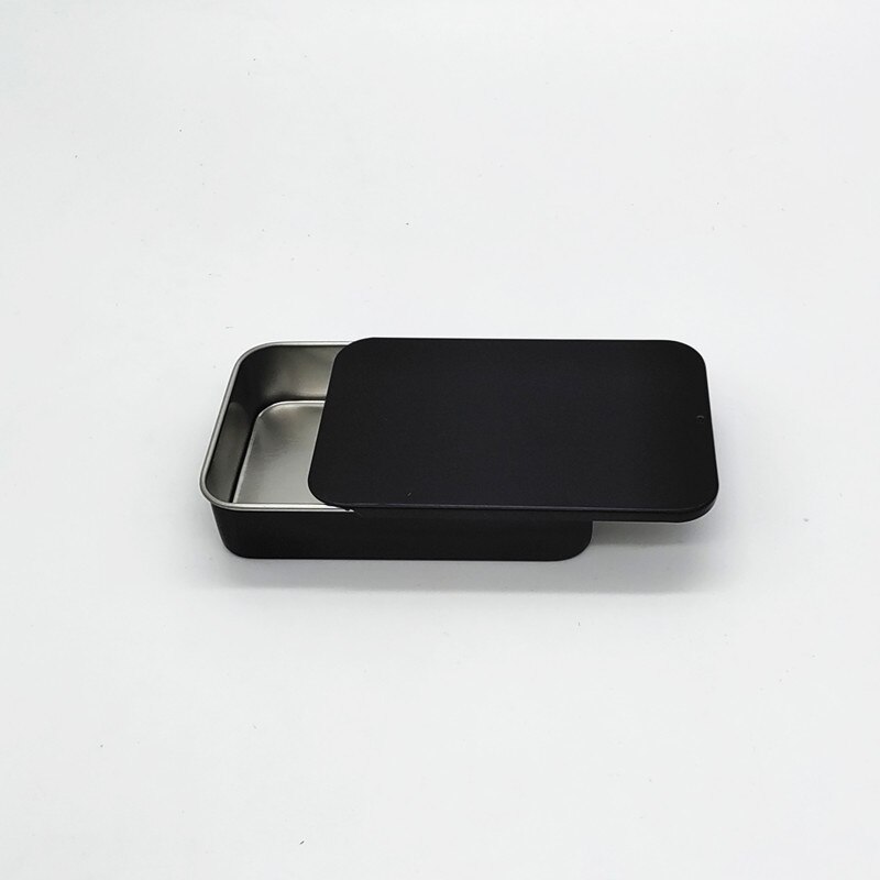 Size: 90x60x20mm big sliding tin box  mint tin metal case food candy box  storage packing container