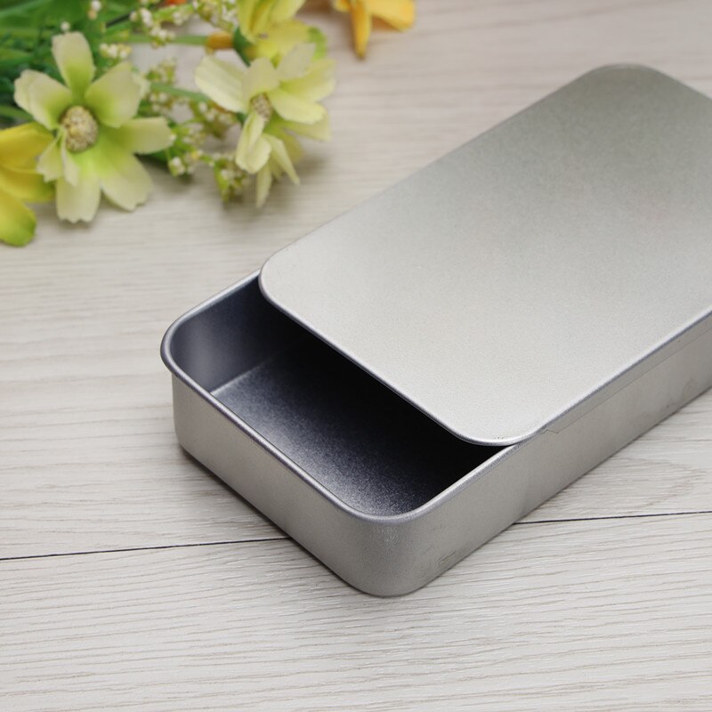 Size: 90x60x20mm big sliding tin box  mint tin metal case food candy box  storage packing container