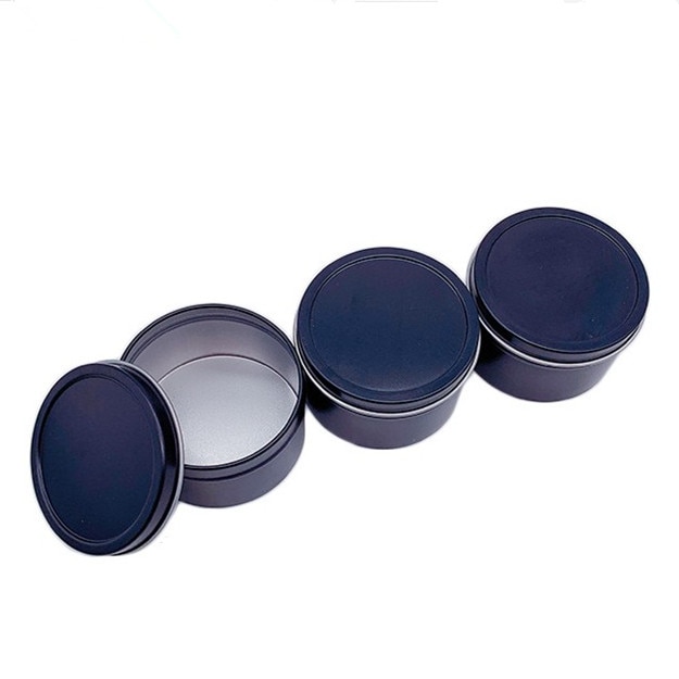 100pcs a lot Round candle tin box  small candy tea container