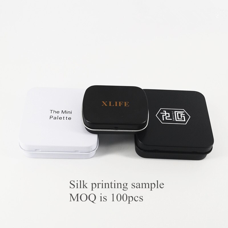 100pcs a lot Round candle tin box  small candy tea container