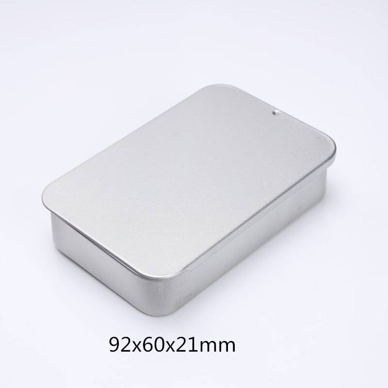 Size: 90x60x20mm big sliding tin box  mint tin metal case food candy box  storage packing container