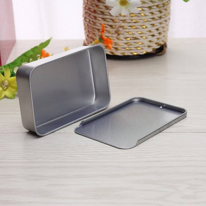 Size: 90x60x20mm big sliding tin box  mint tin metal case food candy box  storage packing container