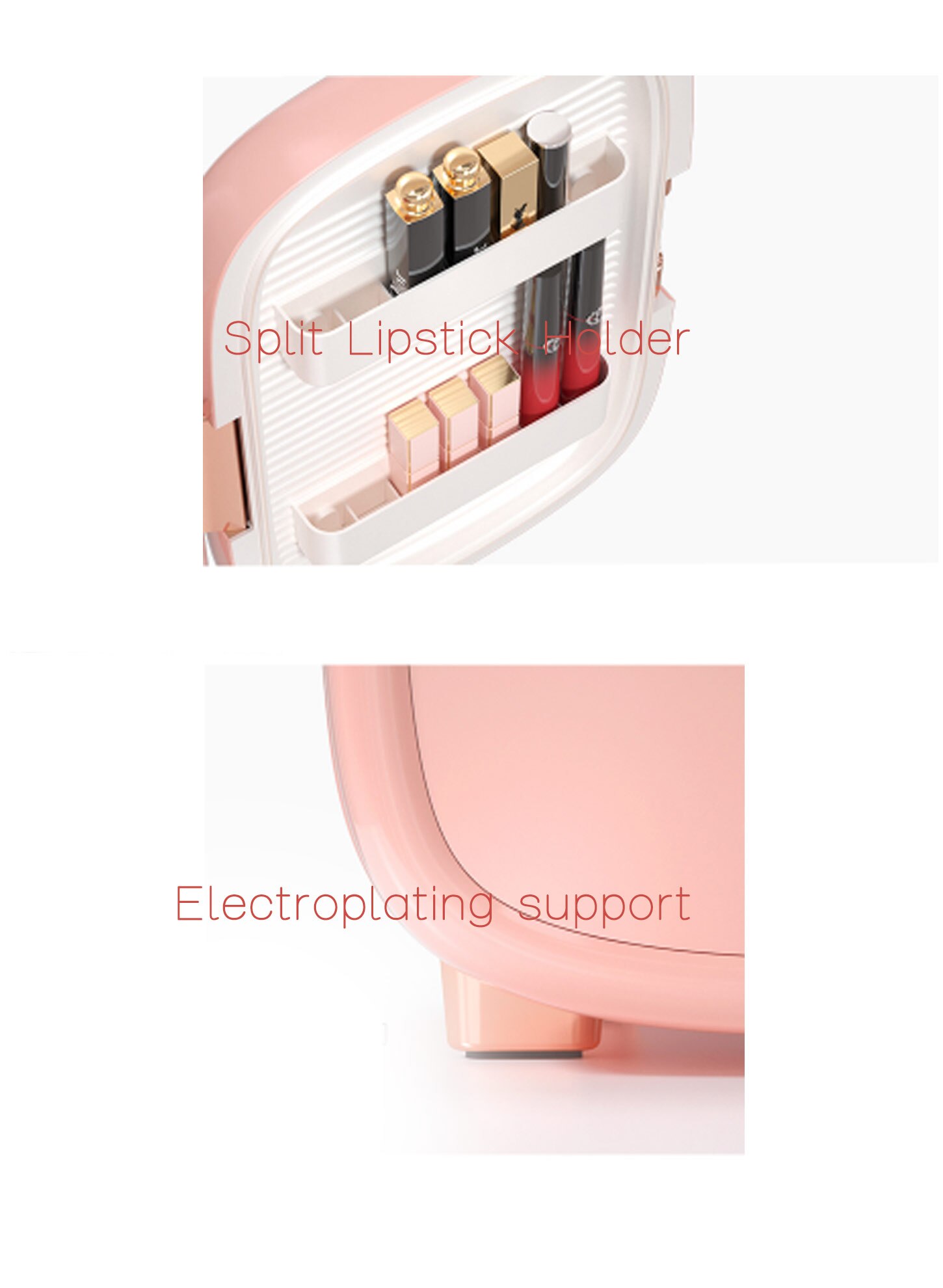 SUSWEETLIFE 100-240V Professional Beauty Refrigerator Skin Care Cosmetics Small Refrigerator intelligent preservation 12L