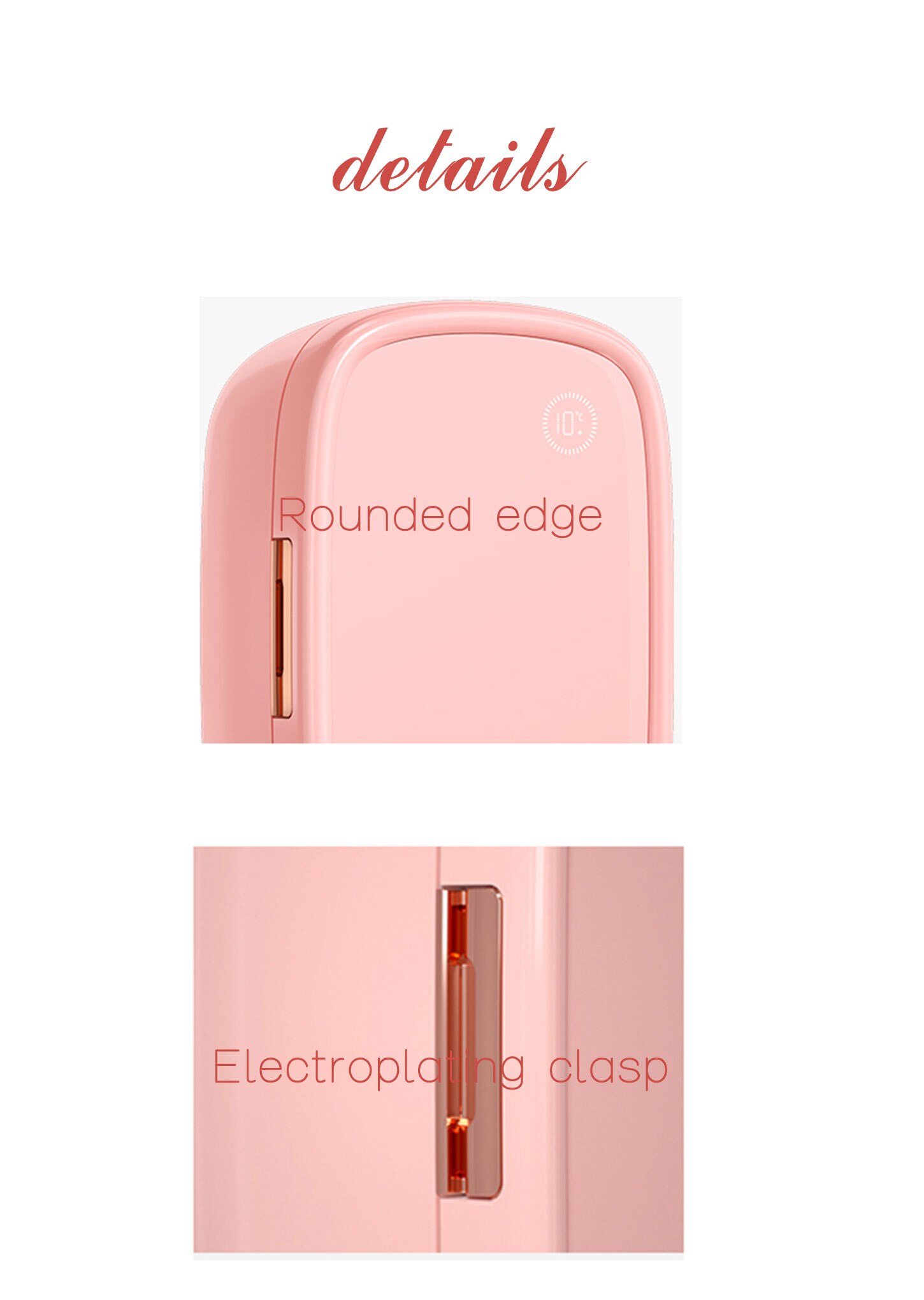 SUSWEETLIFE 100-240V Professional Beauty Refrigerator Skin Care Cosmetics Small Refrigerator intelligent preservation 12L