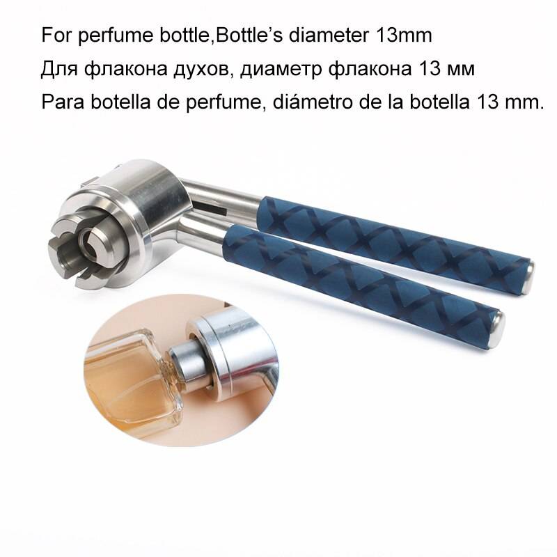 JIQI Stainless Steel Hand Held Crimper Vial Sealer 13mm 15mm 20mm Perfume Bottle Sealing Machine Manual Capper Flip Off Capping