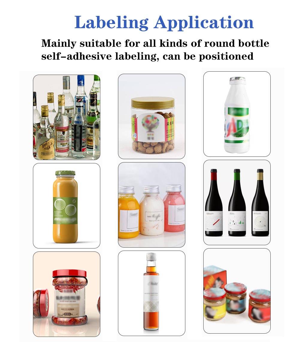 MT-50 Manual Tabletop Cosmetic Lipstick Vial Round Labeling Machine for Plastic Skin Care Bottle Packaging Packaging Accessories Perfume Packaging 