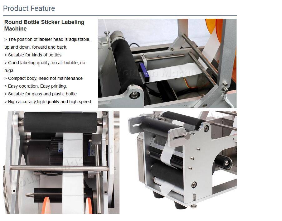 MT-50 Manual Tabletop Cosmetic Lipstick Vial Round Labeling Machine for Plastic Skin Care Bottle Packaging Packaging Accessories Perfume Packaging 