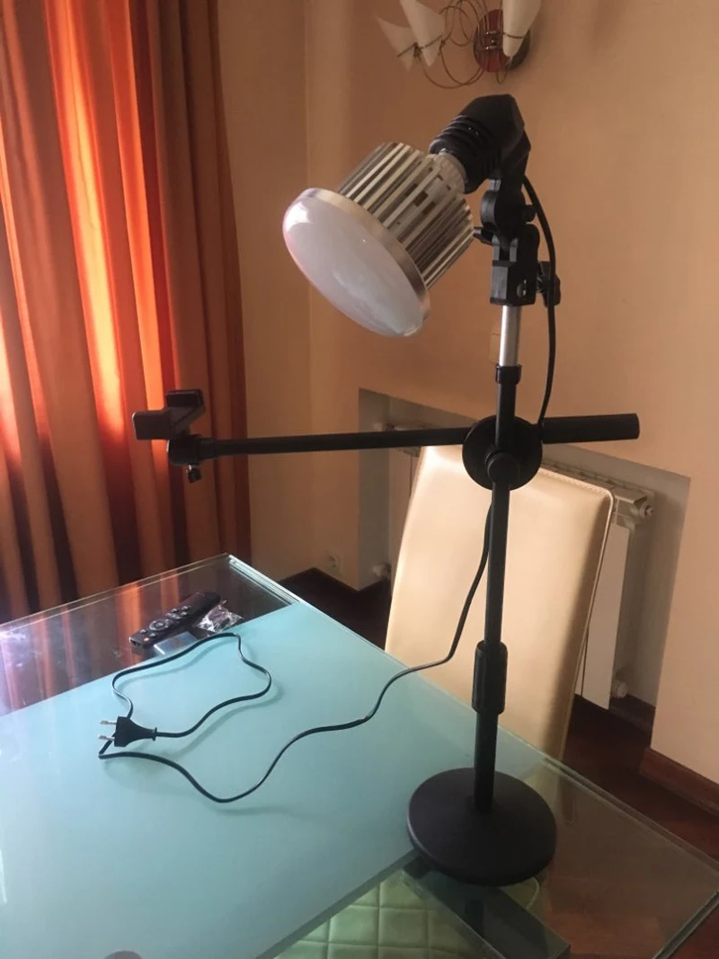 Mobile Phone Photo Shooting Bracket Stand+Boom Arm+Super Bright 35W LED Light Studio Kits For Desktop Photo/Video Mobile Phone Photo Shooting Bracket Stand+Boom Arm+Super Bright 35W LED Light Studio Kits For Desktop Photo/Video