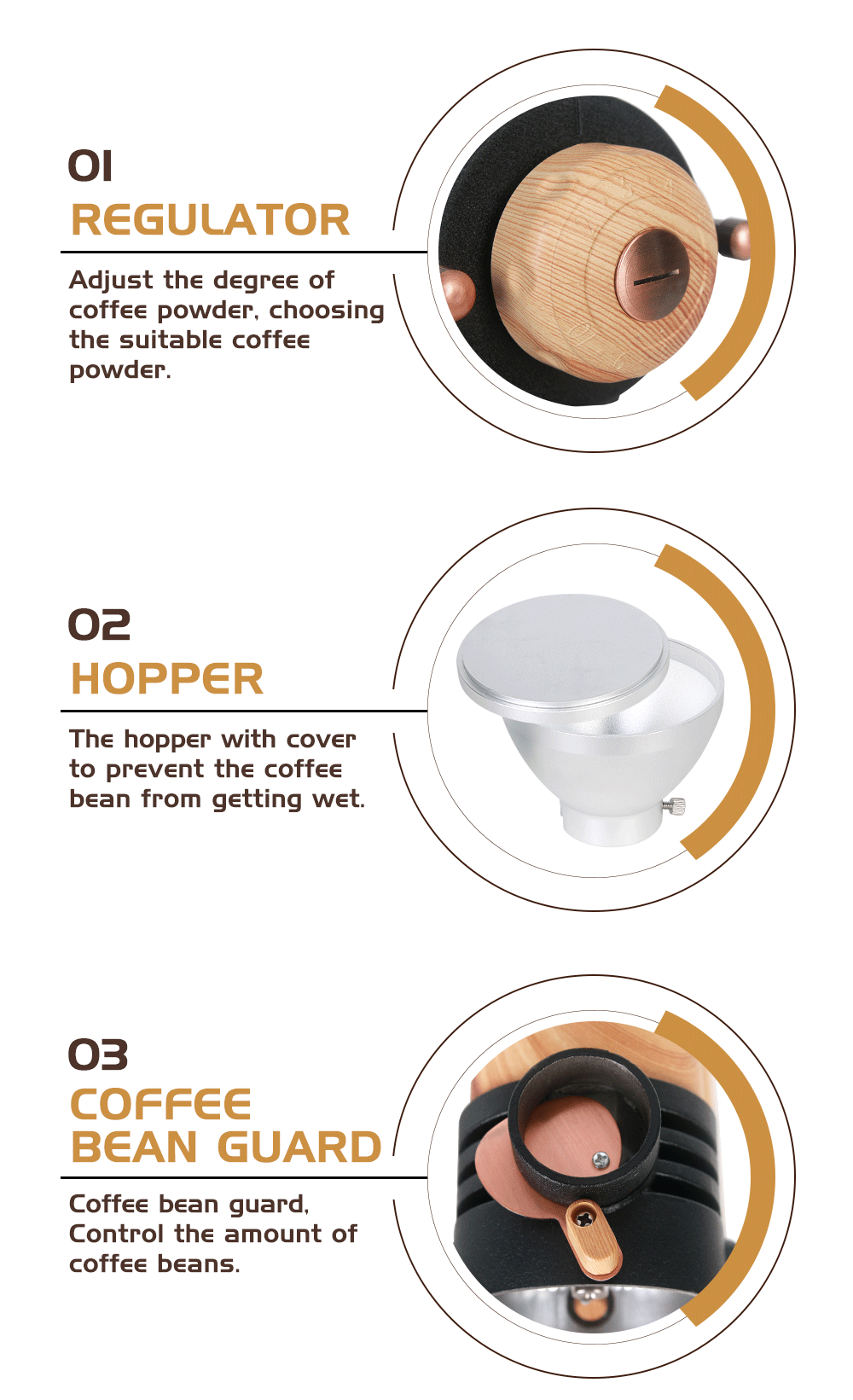 Electric Coffee Grinder with Aluminum Cup Electric Coffee Grinder with Aluminum Cup